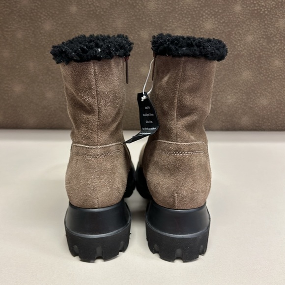 🔥🔥🔥NEW Aquatalia Suede Leather Real Sheep Fur Boots - Picture 6 of 12